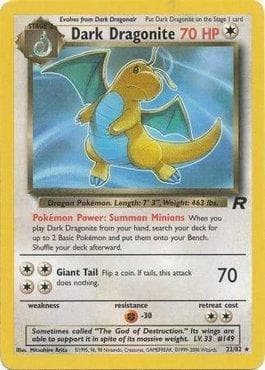 Dark Dragonite 22/82 — Team Rocket