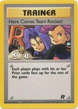 Carta Here Comes Team Rocket! 71/82 do set Team Rocket — Pokémon TCG | Bynx