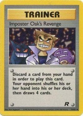 Carta Imposter Oak's Revenge 76/82 do set Team Rocket — Pokémon TCG | Bynx