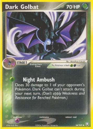 Dark Golbat 34 — Team Rocket Returns