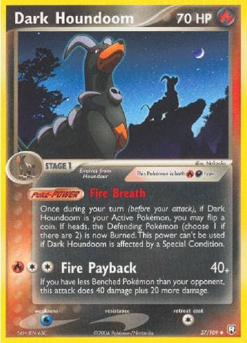 Dark Houndoom 37 — Team Rocket Returns