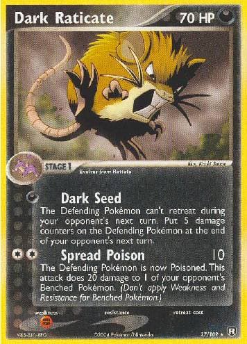 Carta Dark Raticate 17/109 do set Team Rocket Returns — Pokémon TCG | Bynx