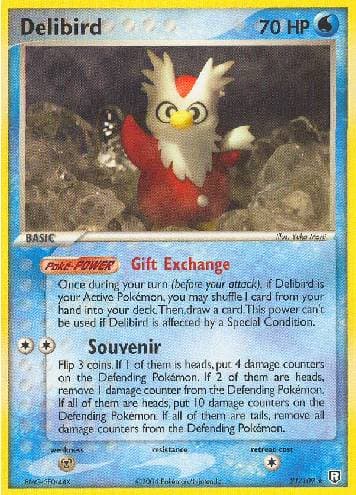 Carta Delibird 21/109 do set Team Rocket Returns — Pokémon TCG | Bynx