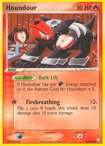 Carta Houndour 60/109 do set Team Rocket Returns — Pokémon TCG | Bynx