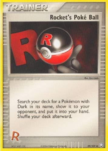 Carta Rocket's Poké Ball 89/109 do set Team Rocket Returns — Pokémon TCG | Bynx