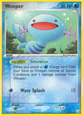 Carta Wooper 81/109 do set Team Rocket Returns — Pokémon TCG | Bynx