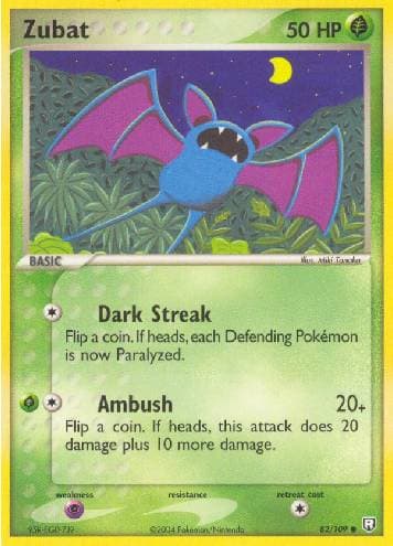 Carta Zubat 82/109 do set Team Rocket Returns — Pokémon TCG | Bynx