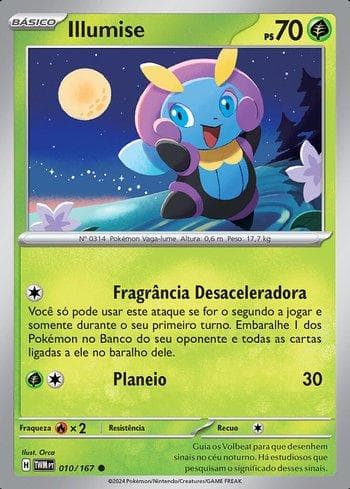 Carta Illumise 010/167 do set Máscaras do Crepúsculo — Pokémon TCG | Bynx