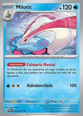 Carta Milotic 050/167 do set Máscaras do Crepúsculo — Pokémon TCG | Bynx
