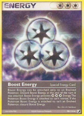 Carta Boost Energy 98/115 do set Unseen Forces — Pokémon TCG | Bynx