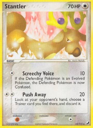 Carta Stantler 32/115 do set Unseen Forces — Pokémon TCG | Bynx