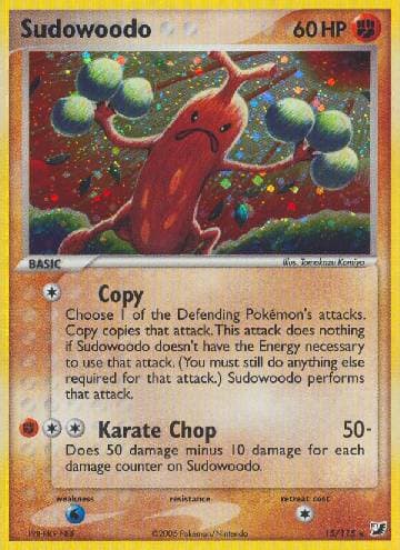 Carta Sudowoodo 15/115 do set Unseen Forces — Pokémon TCG | Bynx