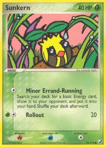 Carta Sunkern 76/115 do set Unseen Forces — Pokémon TCG | Bynx