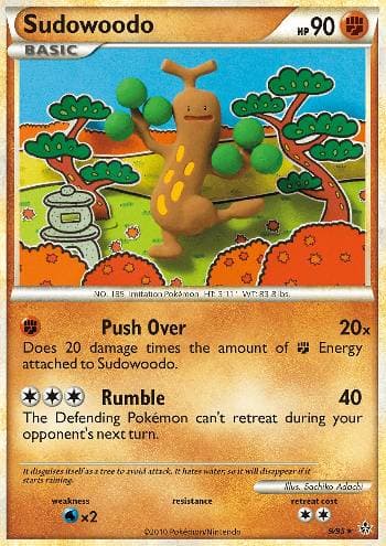 Carta Sudowoodo 9/95 do set Revelado — Pokémon TCG | Bynx