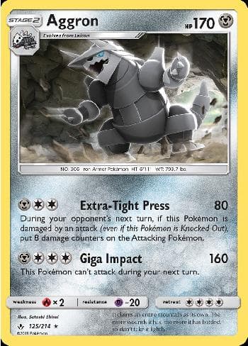 Aggron 125/214 — Elos Inquebráveis