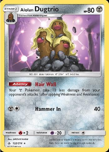 Alolan Dugtrio 122/214 — Elos Inquebráveis