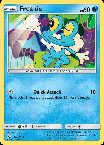 Carta Froakie 51/214 do set Elos Inquebráveis — Pokémon TCG | Bynx