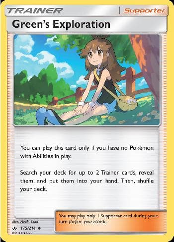 Carta Green's Exploration 175/214 do set Elos Inquebráveis — Pokémon TCG | Bynx