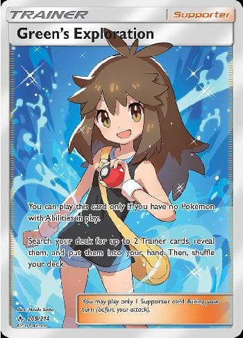 Carta Green's Exploration 209/214 do set Elos Inquebráveis — Pokémon TCG | Bynx