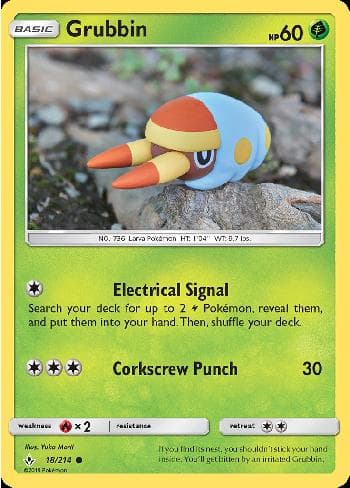 Carta Grubbin 18/214 do set Elos Inquebráveis — Pokémon TCG | Bynx