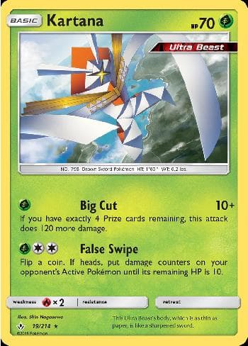Carta Kartana 19/214 do set Elos Inquebráveis — Pokémon TCG | Bynx