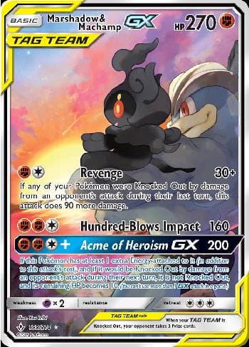 Marshadow & Machamp-GX 199/214 — Elos Inquebráveis