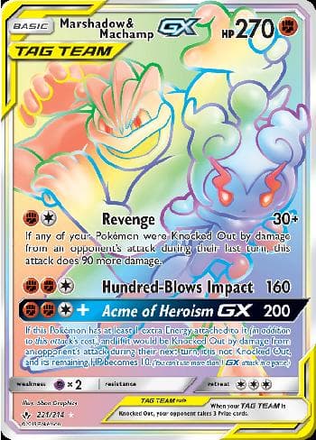 Marshadow & Machamp-GX 221/214 — Elos Inquebráveis