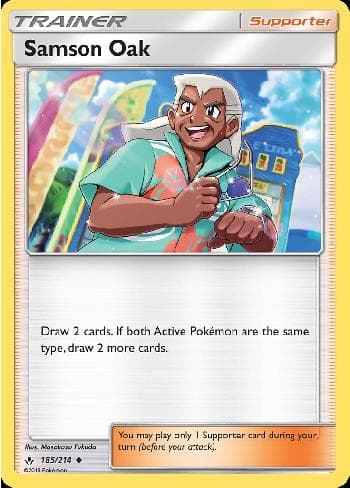 Carta Samson Oak 185/214 do set Elos Inquebráveis — Pokémon TCG | Bynx