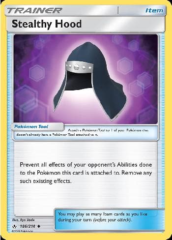 Carta Stealthy Hood 186/214 do set Elos Inquebráveis — Pokémon TCG | Bynx