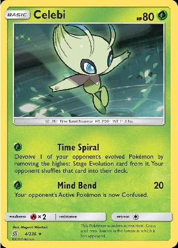 Carta Celebi 4/236 do set Sintonia Mental — Pokémon TCG | Bynx