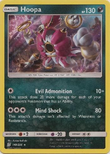 Carta Hoopa 140/236 do set Sintonia Mental — Pokémon TCG | Bynx