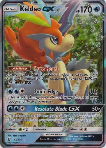 Carta Keldeo-GX 47/236 do set Sintonia Mental — Pokémon TCG | Bynx