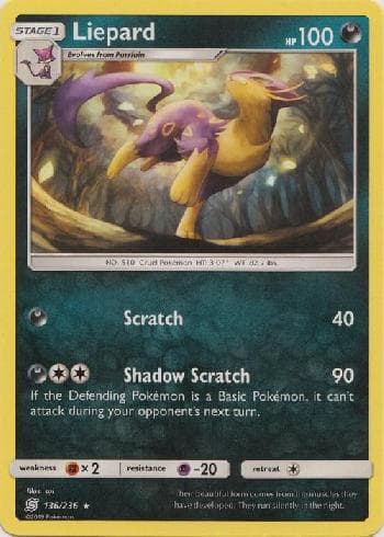 Carta Liepard 136/236 do set Sintonia Mental — Pokémon TCG | Bynx