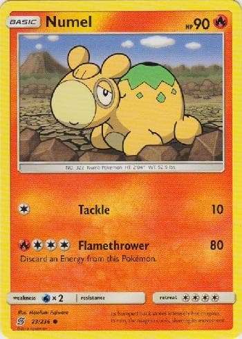 Carta Numel 23/236 do set Sintonia Mental — Pokémon TCG | Bynx