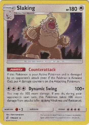 Carta Slaking 170/236 do set Sintonia Mental — Pokémon TCG | Bynx