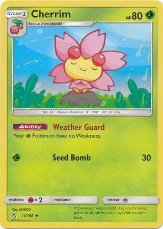 Carta Cherrim 11/156 do set Ultraprisma — Pokémon TCG | Bynx