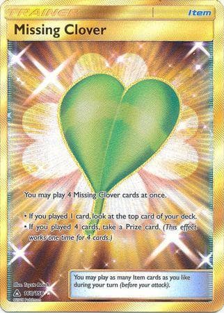 Carta Missing Clover 168/156 do set Ultraprisma — Pokémon TCG | Bynx