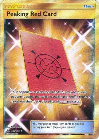 Peeking Red Card 169 — Ultraprisma