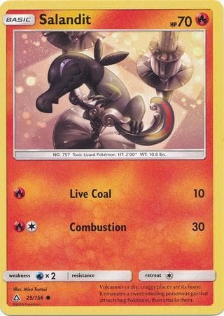 Carta Salandit 25/156 do set Ultraprisma — Pokémon TCG | Bynx