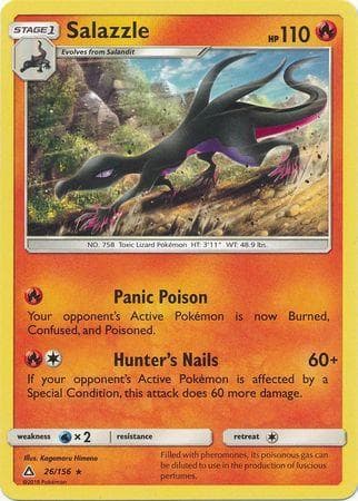 Carta Salazzle 26/156 do set Ultraprisma — Pokémon TCG | Bynx