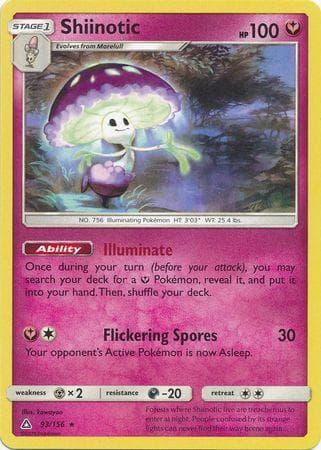 Carta Shiinotic 93/156 do set Ultraprisma — Pokémon TCG | Bynx