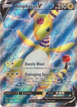 Carta Ampharos-V 171/185 do set Voltagem Vívida — Pokémon TCG | Bynx
