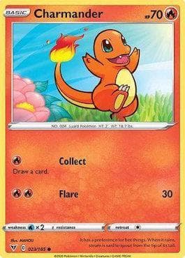 Carta Charmander 23/185 do set Voltagem Vívida — Pokémon TCG | Bynx
