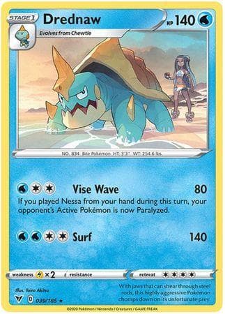 Carta Drednaw 39/185 do set Voltagem Vívida — Pokémon TCG | Bynx