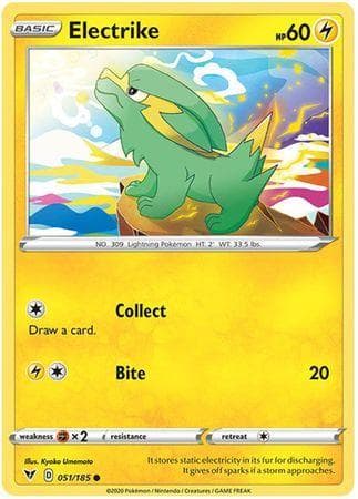 Carta Electrike 51/185 do set Voltagem Vívida — Pokémon TCG | Bynx