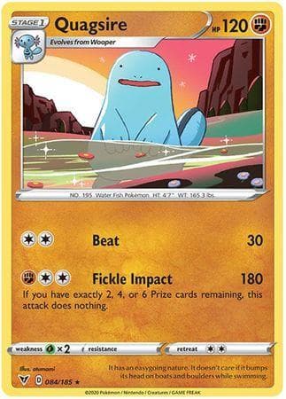 Carta Quagsire 84/185 do set Voltagem Vívida — Pokémon TCG | Bynx