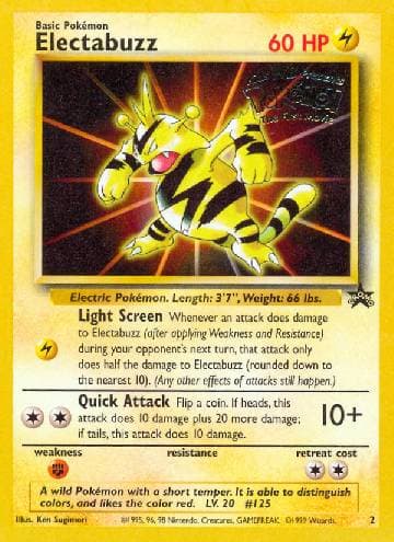 Electabuzz 02/53 — Wizards Black Star Promos