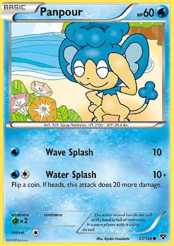 Carta Panpour 37/146 do set XY — Pokémon TCG | Bynx