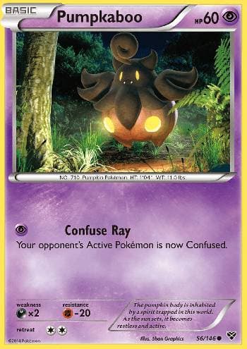 Carta Pumpkaboo 56/146 do set XY — Pokémon TCG | Bynx