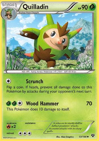 Carta Quilladin 13/146 do set XY — Pokémon TCG | Bynx